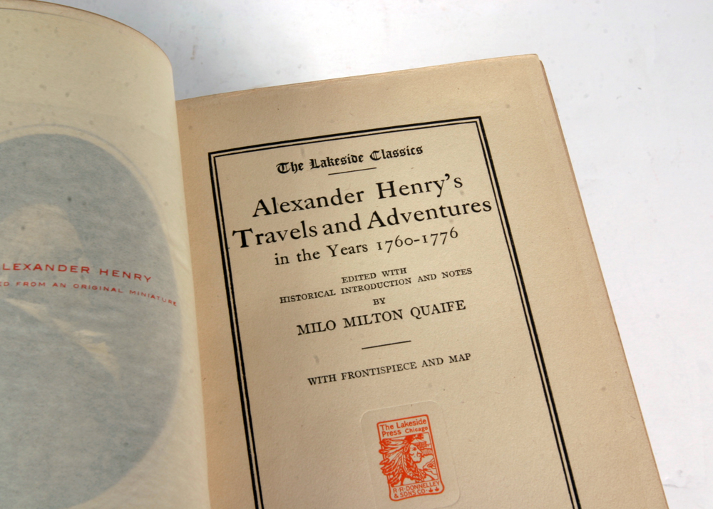 1920s The Lakeside Classics Books on American History