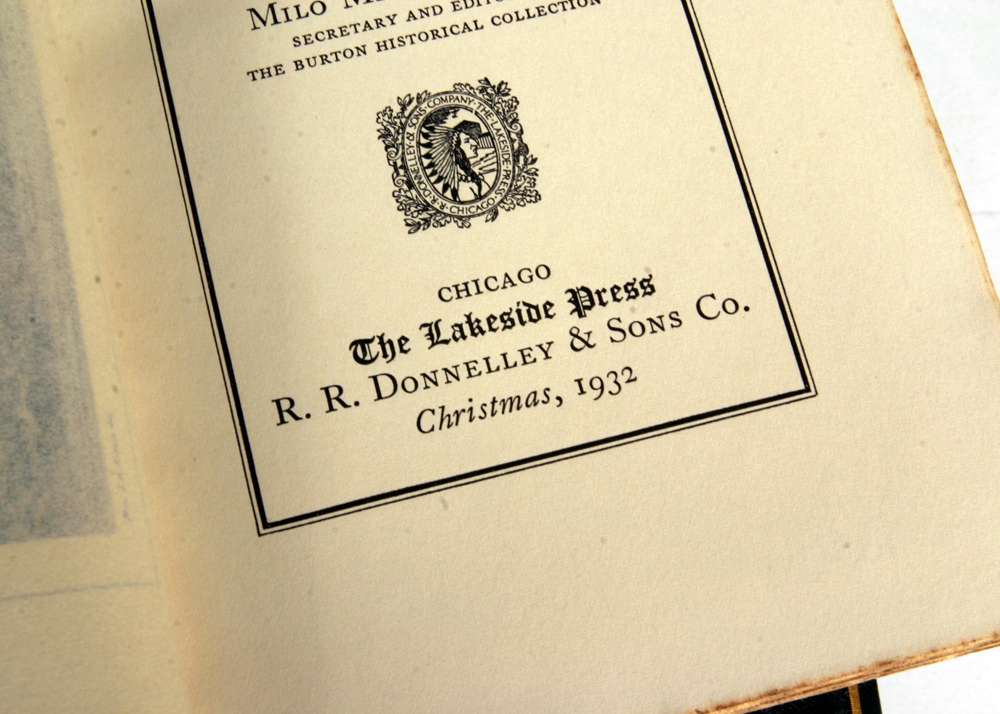 1920s The Lakeside Classics Books on American History