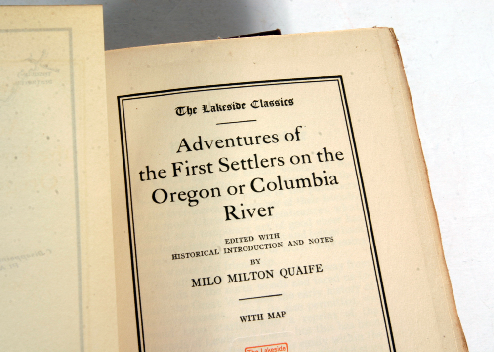 1920s The Lakeside Classics Books on American History