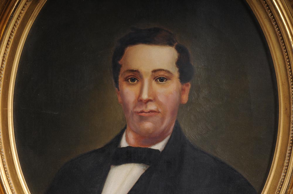 Circa 1920 Unsigned Oil Portrait