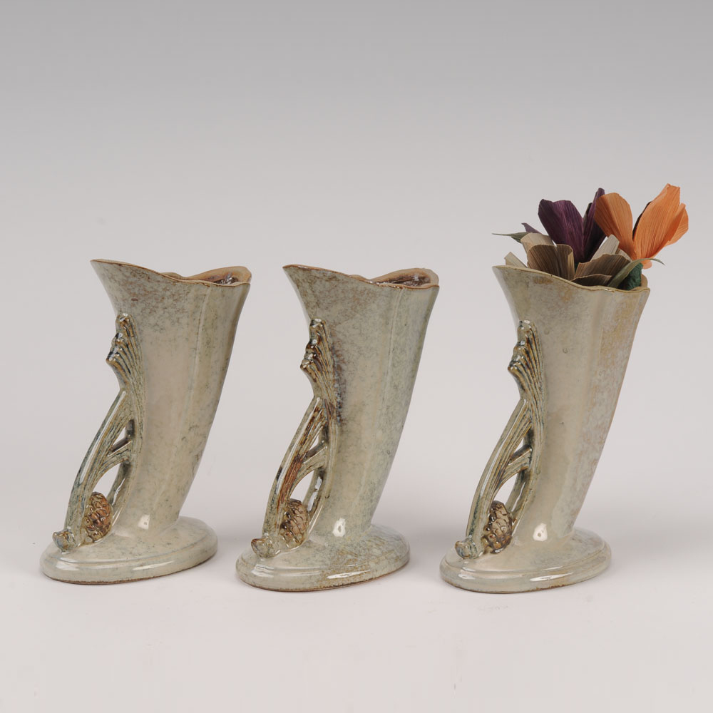 Three Art Pottery Vases