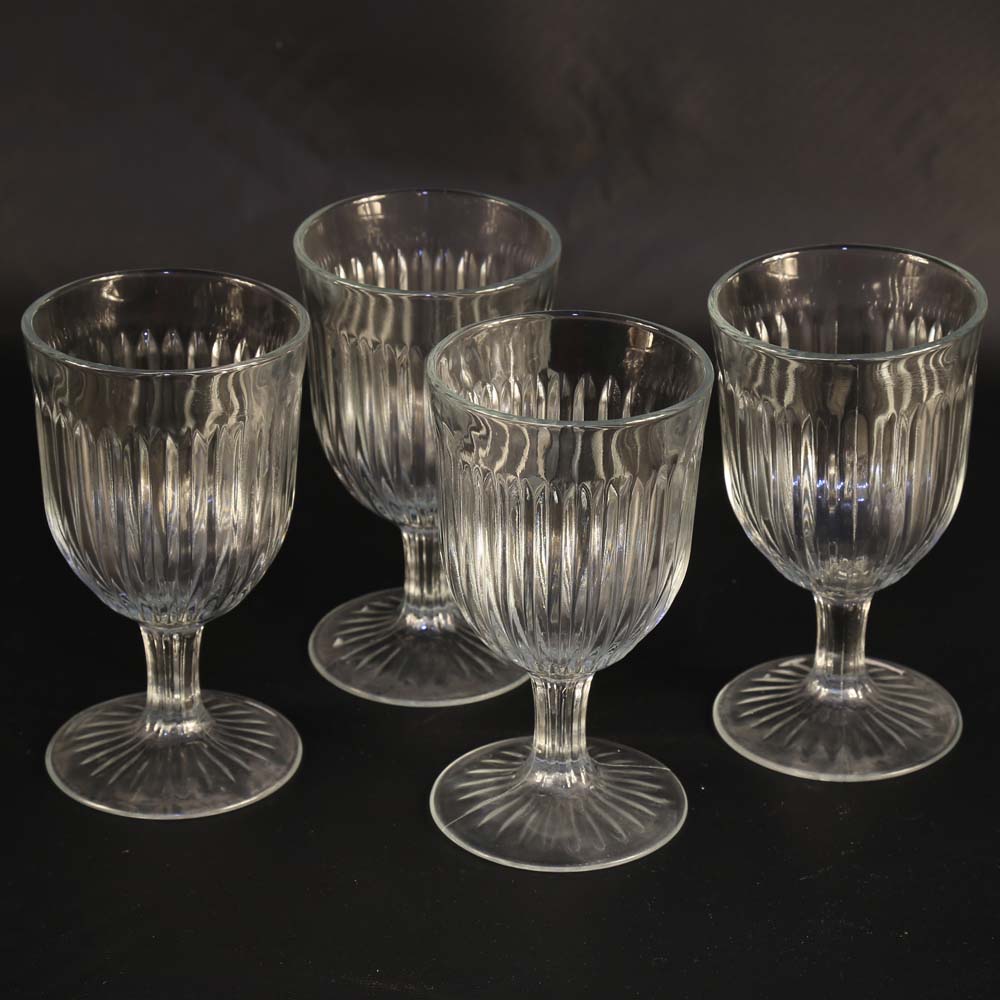 Four Water Goblets