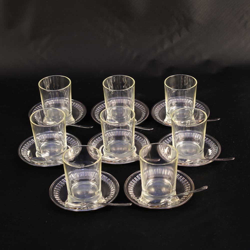 Silver Plate Tasting Set