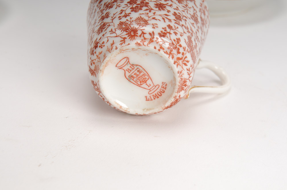 Pair of Limoges Demitasse Cups