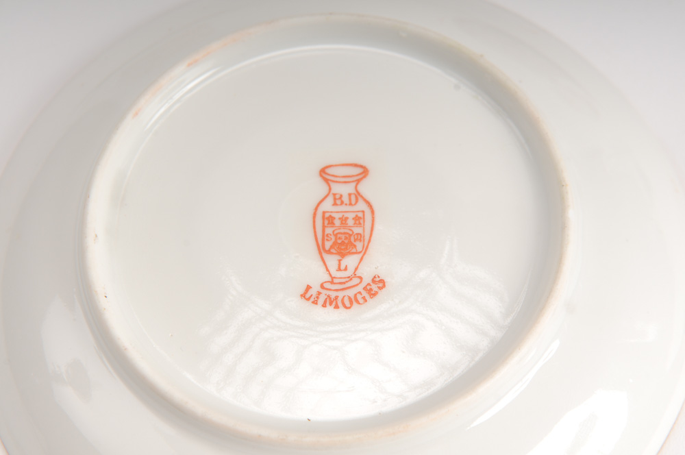 Pair of Limoges Demitasse Cups