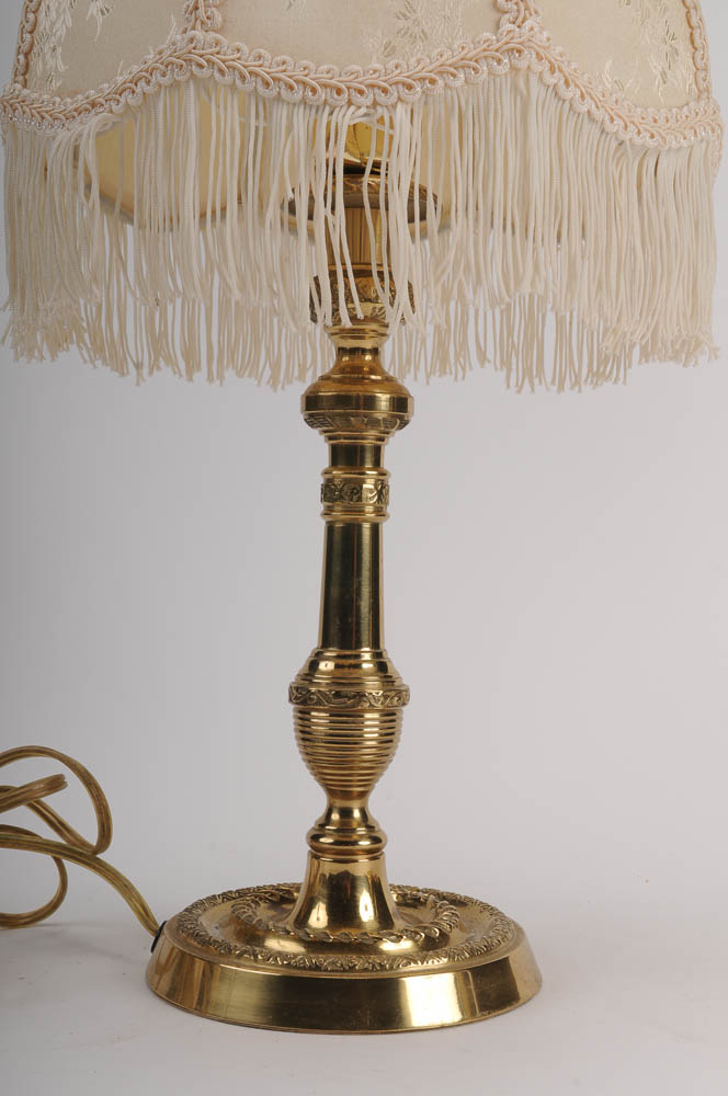 Pair of Brass Lamps