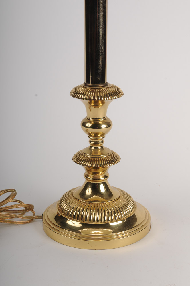Pair of Brass Lamps