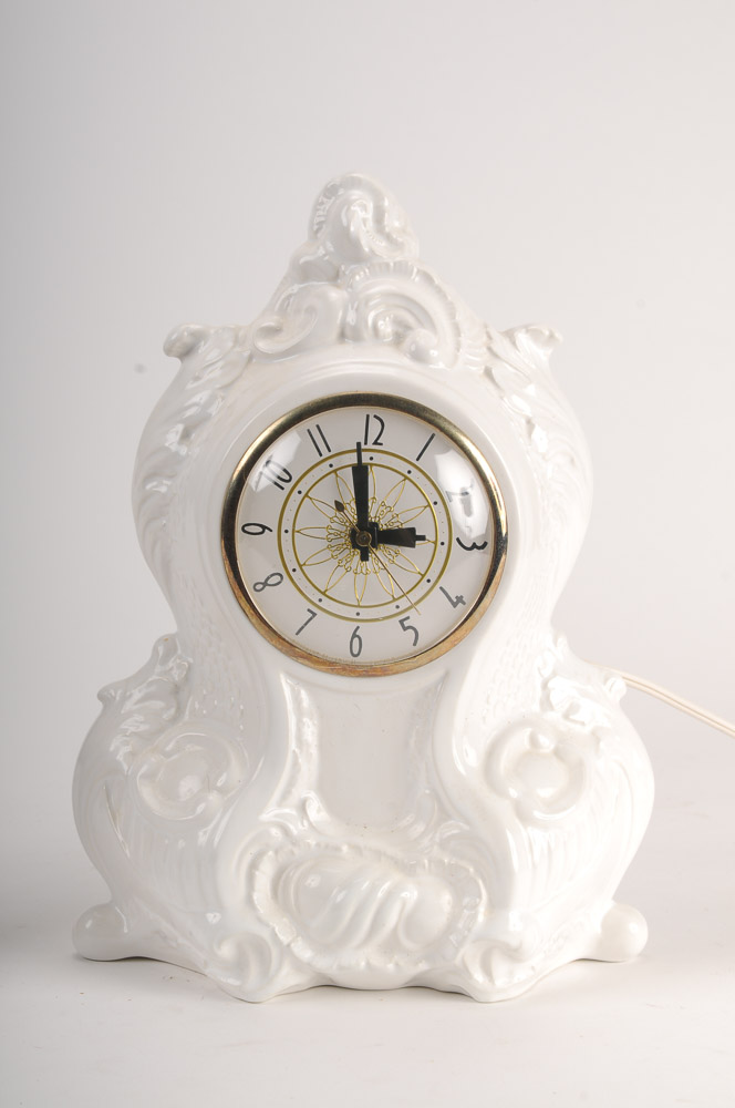 Pair of Porcelain Clocks