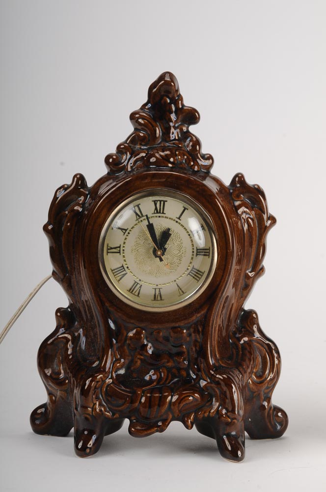 Pair of Porcelain Clocks