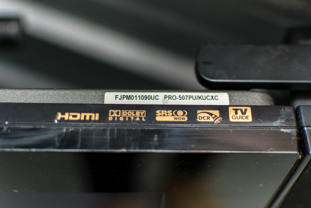 Pioneer Elite Plasma Flatcreen TV With Yamaha Soundboard Speakers