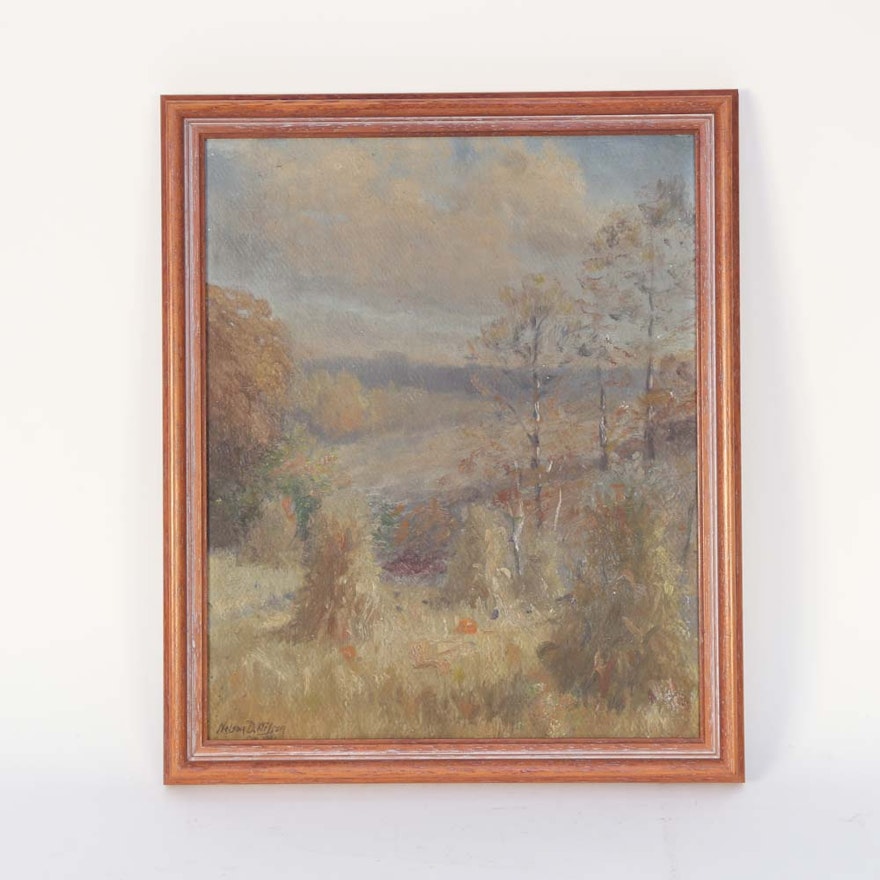 Nelson D. Wilson Original Landscape Oil Painting