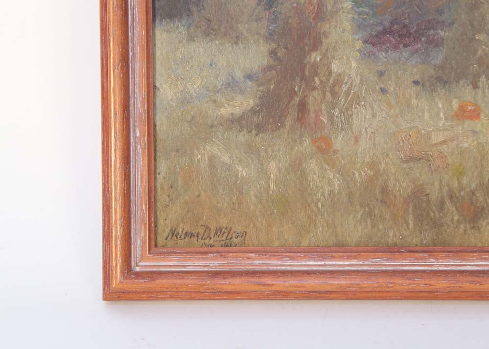 Nelson D. Wilson Original Landscape Oil Painting