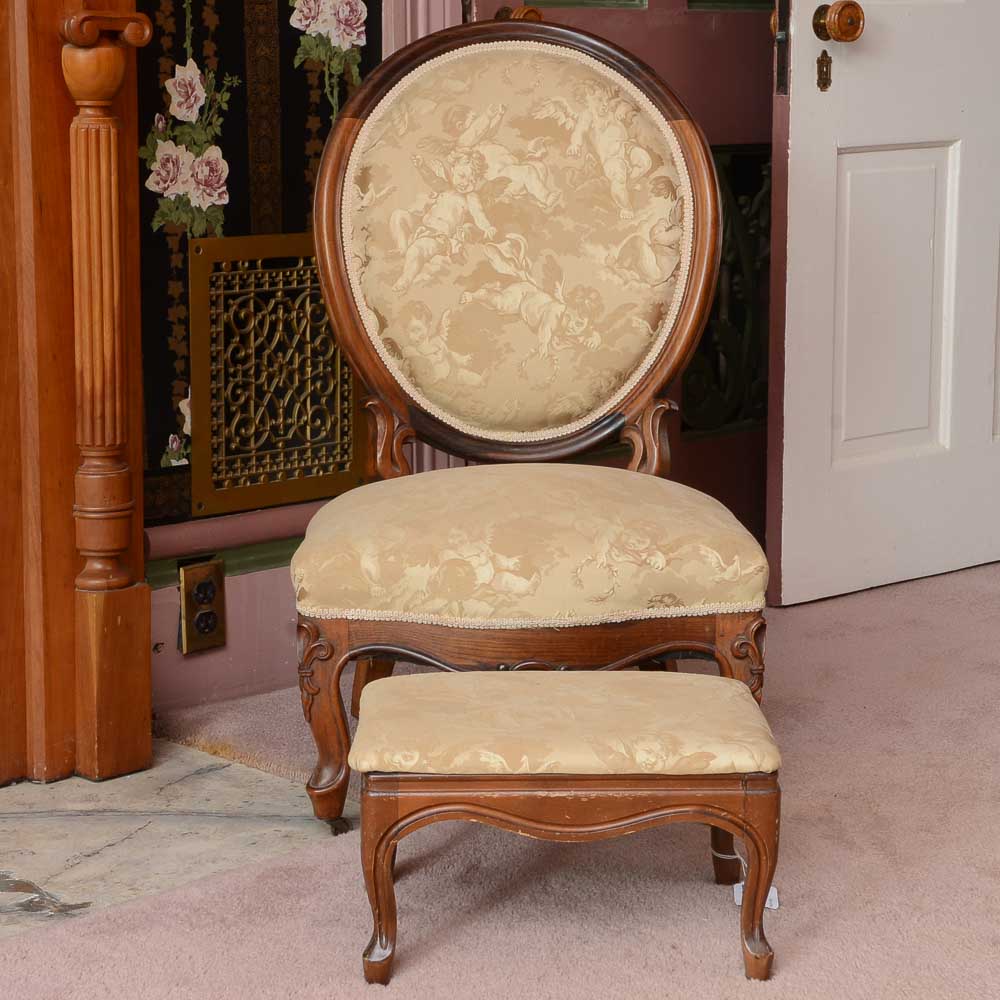 Antique Slipper Chair