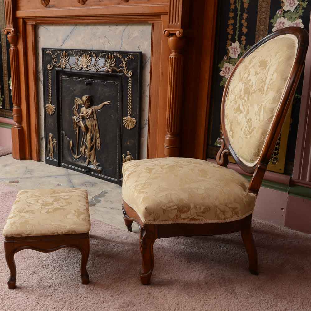 Antique Slipper Chair
