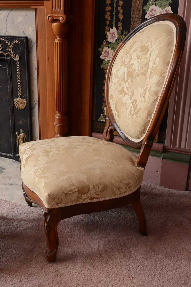 Antique Slipper Chair