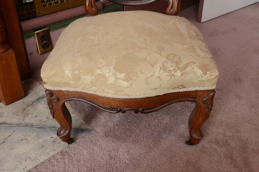 Antique Slipper Chair