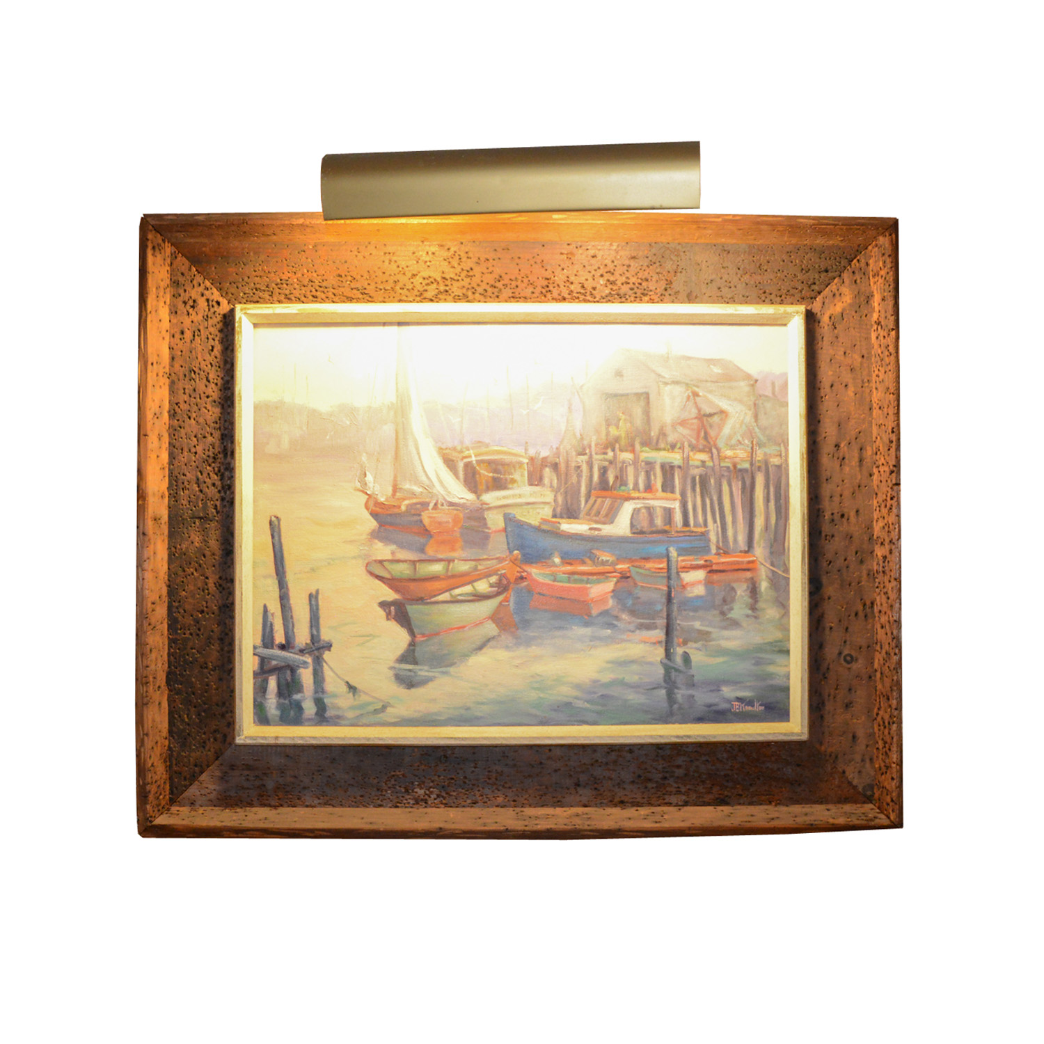 James B. Knowlton Signed Oil Painting on Canvas