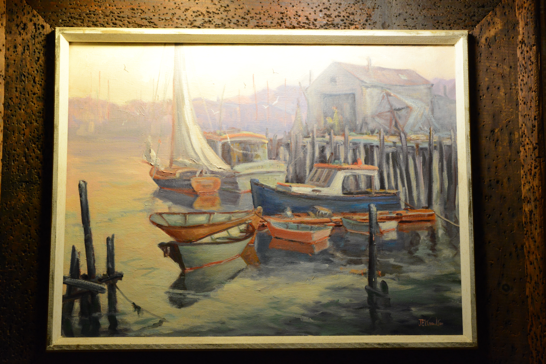 James B. Knowlton Signed Oil Painting on Canvas