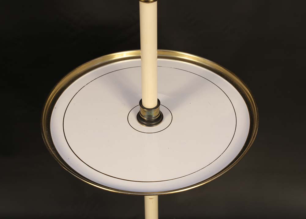 Vintage White Side Table Lamp