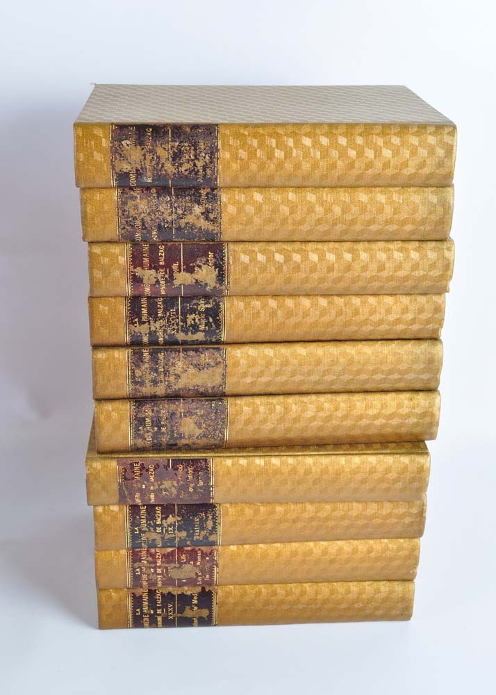 1896 Set of Balzac's "The Human Comedy"