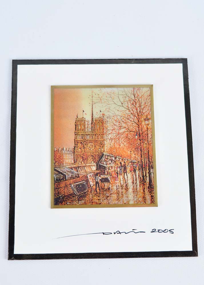 SIgned Chromolithographs of Paris