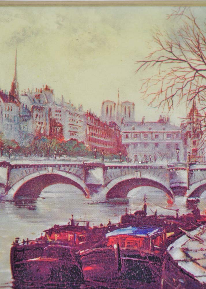 SIgned Chromolithographs of Paris