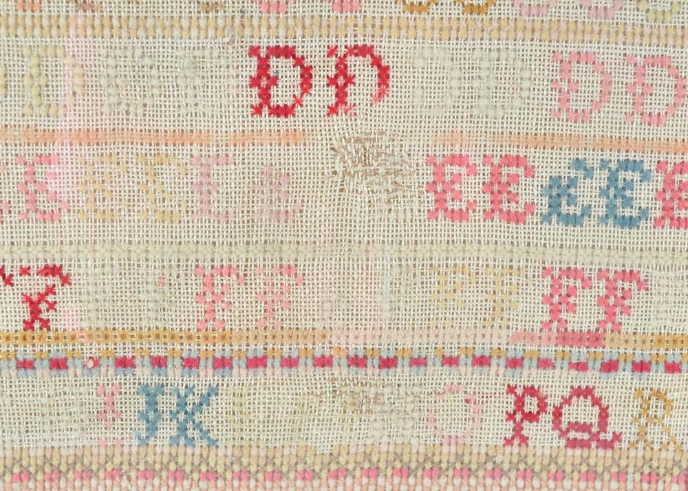 Framed Antique Sampler