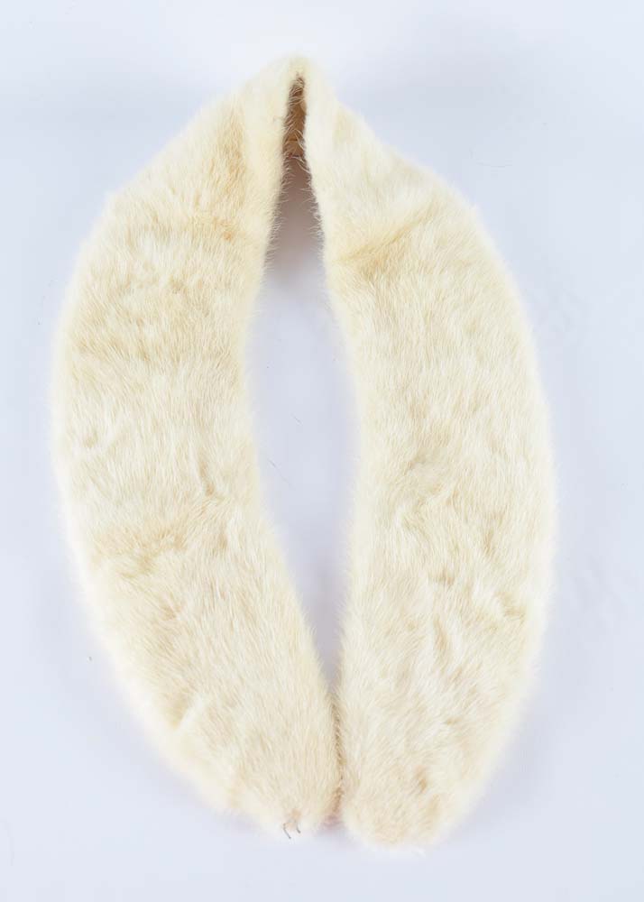 Assorted Fur Collars in Hat Box