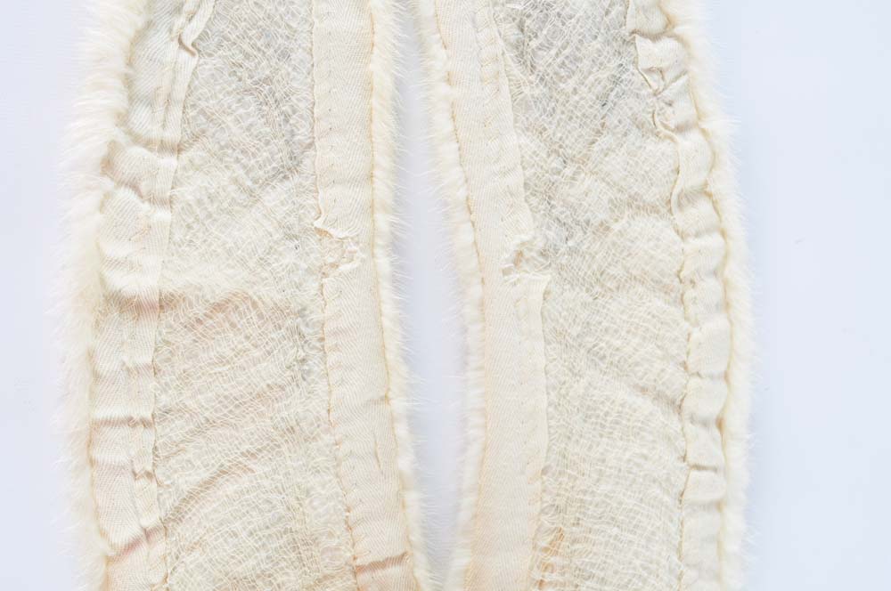 Assorted Fur Collars in Hat Box