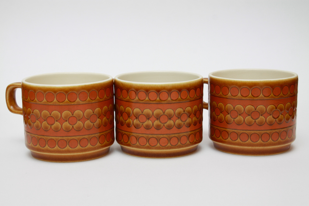 Mid-Century Hornsea England "Saffron" Dinnerware Set
