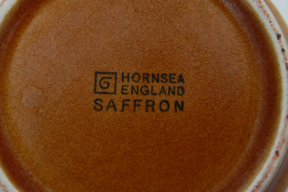 Mid-Century Hornsea England "Saffron" Dinnerware Set