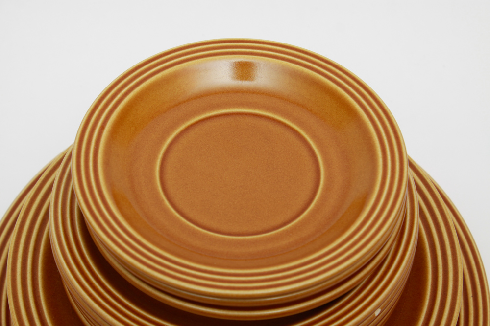 Mid-Century Hornsea England "Saffron" Dinnerware Set