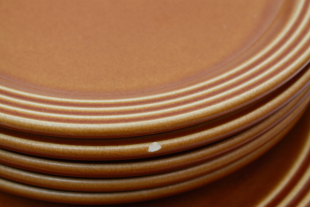 Mid-Century Hornsea England "Saffron" Dinnerware Set