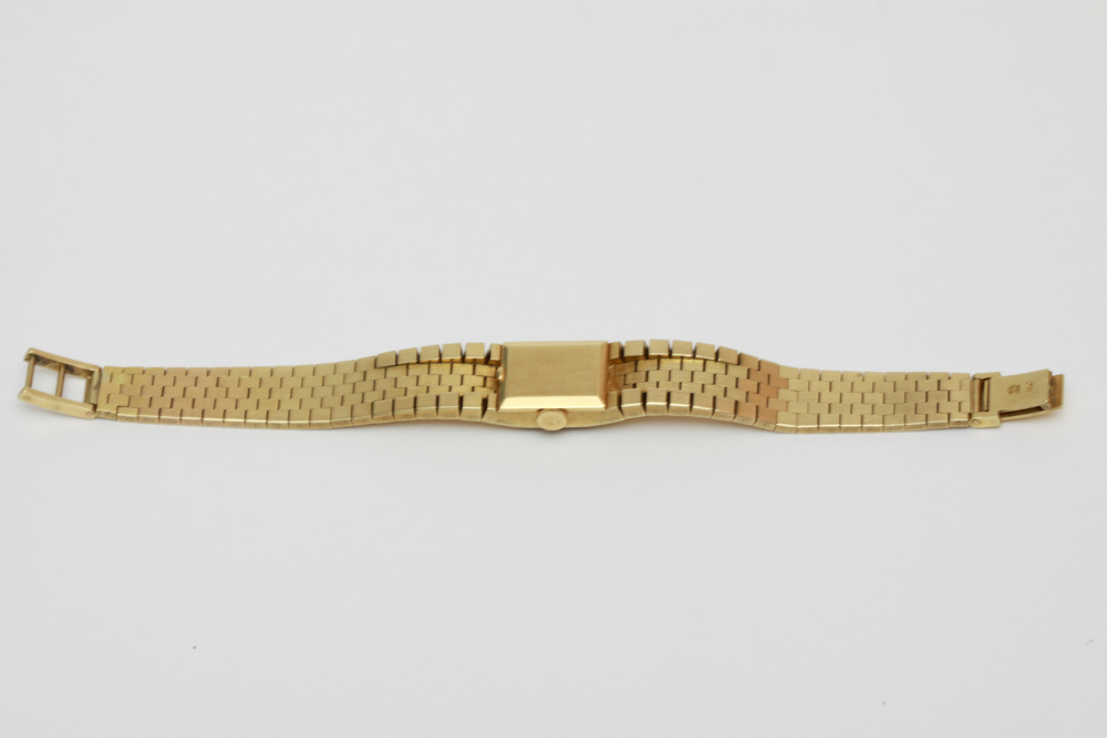 Vintage 18K Women's Gold Precision Rolex Watch