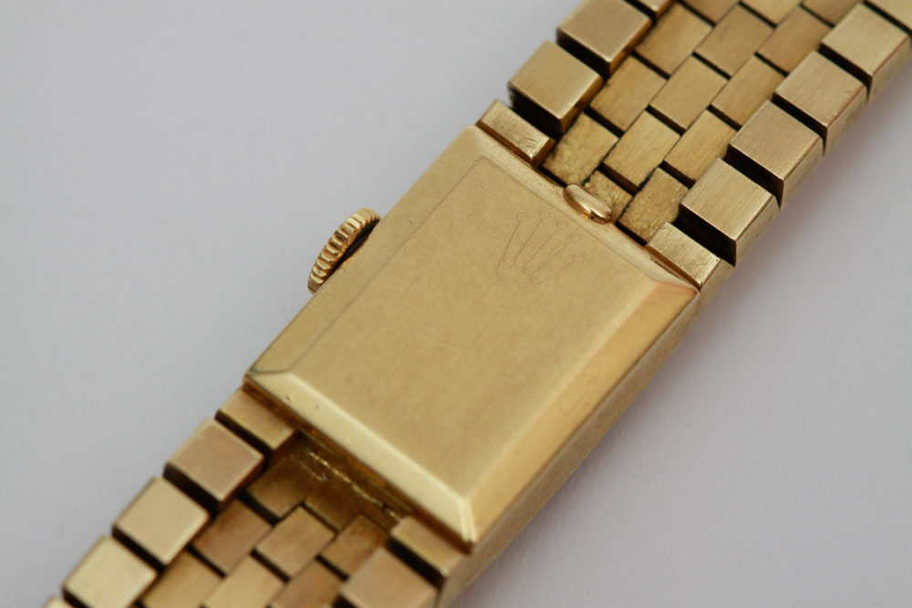Vintage 18K Women's Gold Precision Rolex Watch