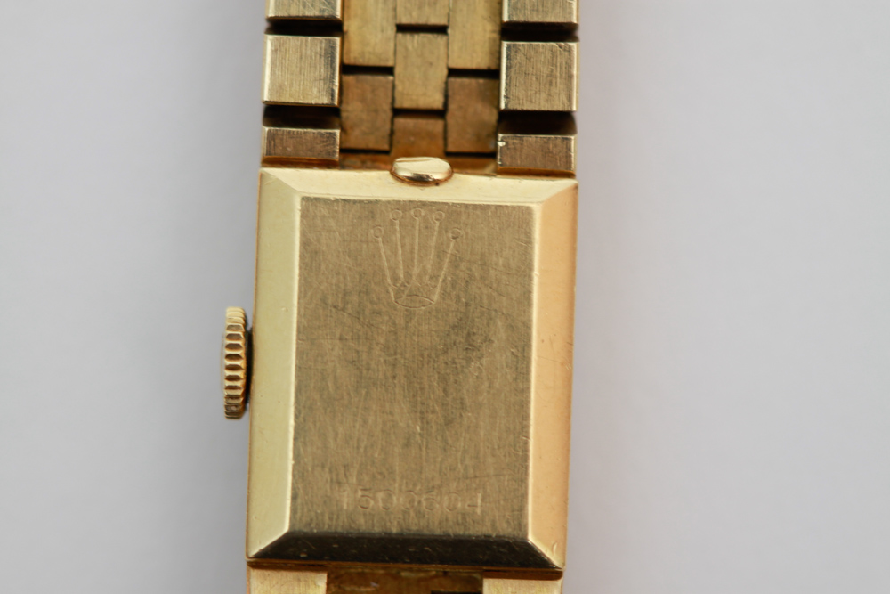 Vintage 18K Women's Gold Precision Rolex Watch