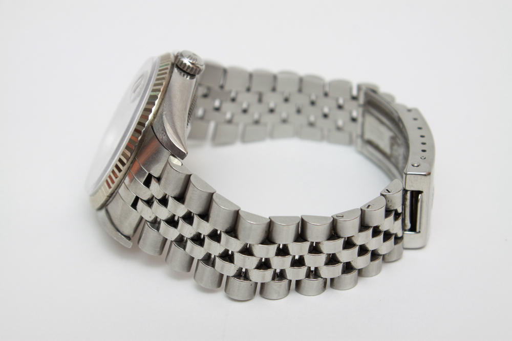 Men's White Gold Oyster Perpetual Datejust Rolex Watch