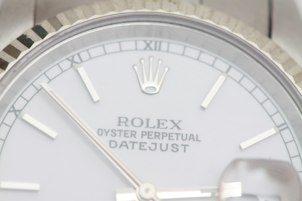 Men's White Gold Oyster Perpetual Datejust Rolex Watch