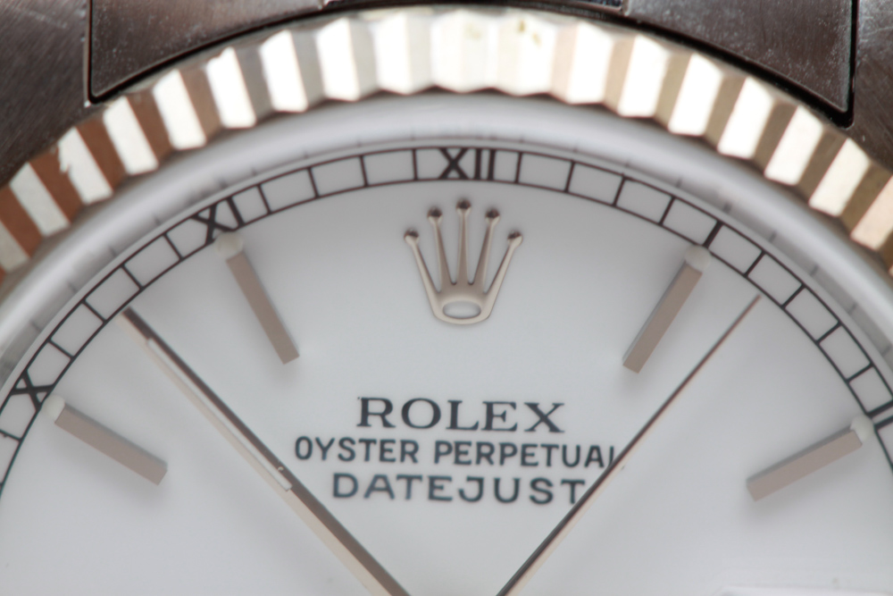 Men's White Gold Oyster Perpetual Datejust Rolex Watch