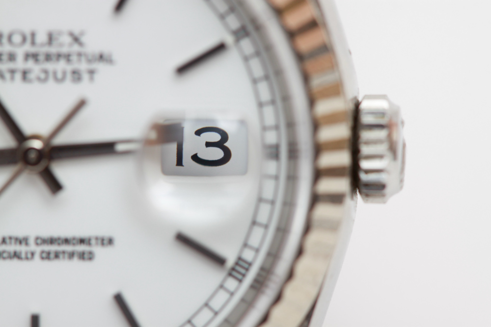 Men's White Gold Oyster Perpetual Datejust Rolex Watch