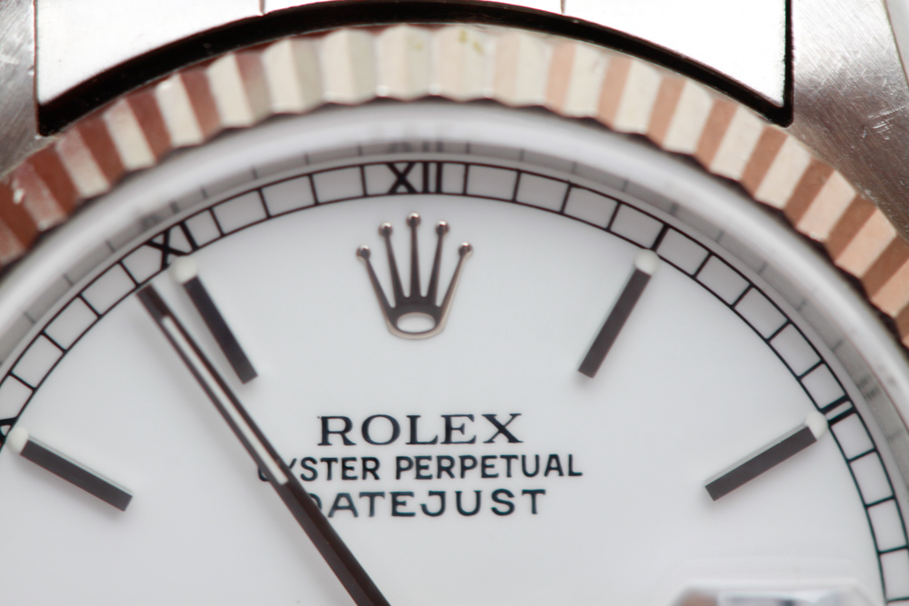 Men's White Gold Oyster Perpetual Datejust Rolex Watch