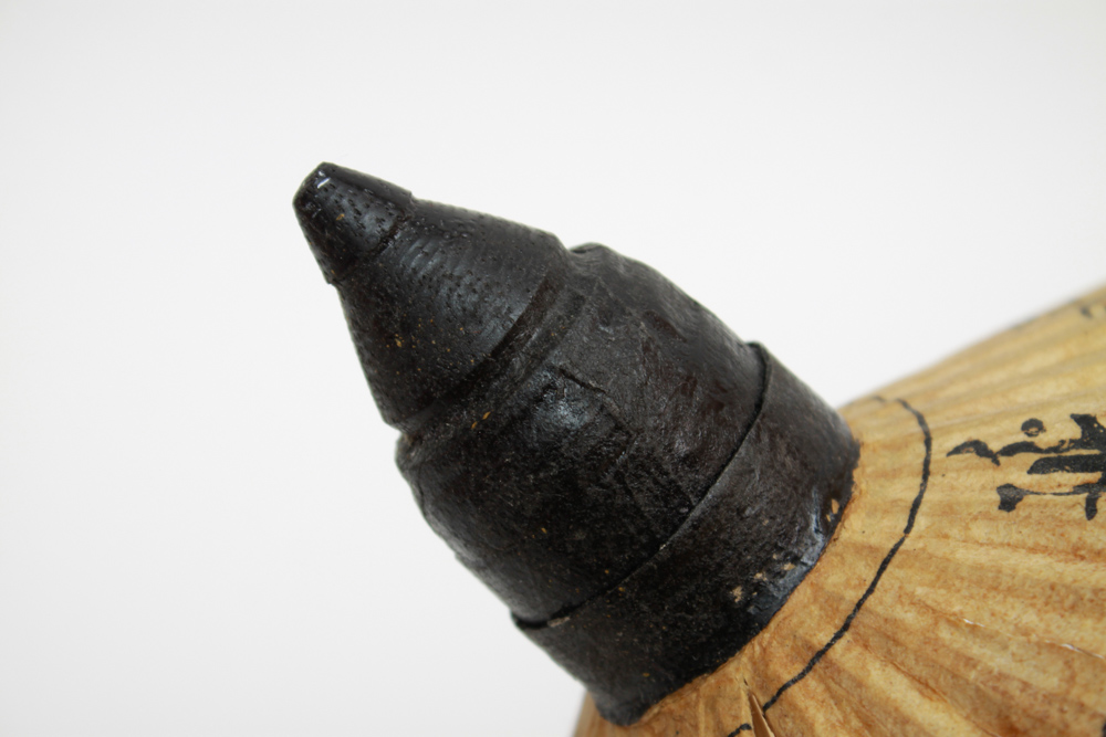 Artisan Made Vintage Thai Paper and Wooden Umbrella