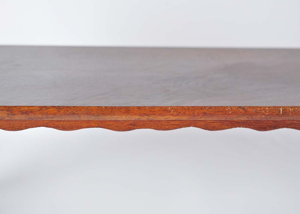 Mahogany Stained Wall Shelf