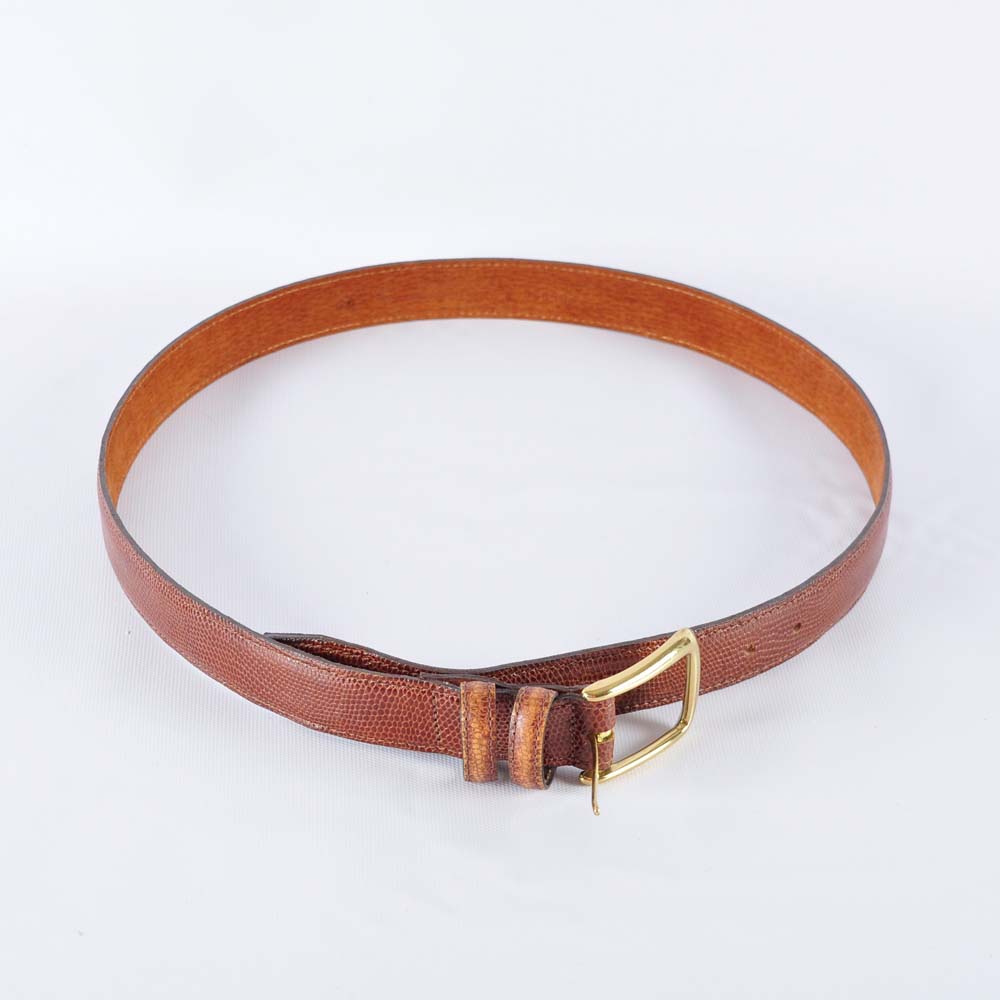 Genuine Lizard Skin Belt