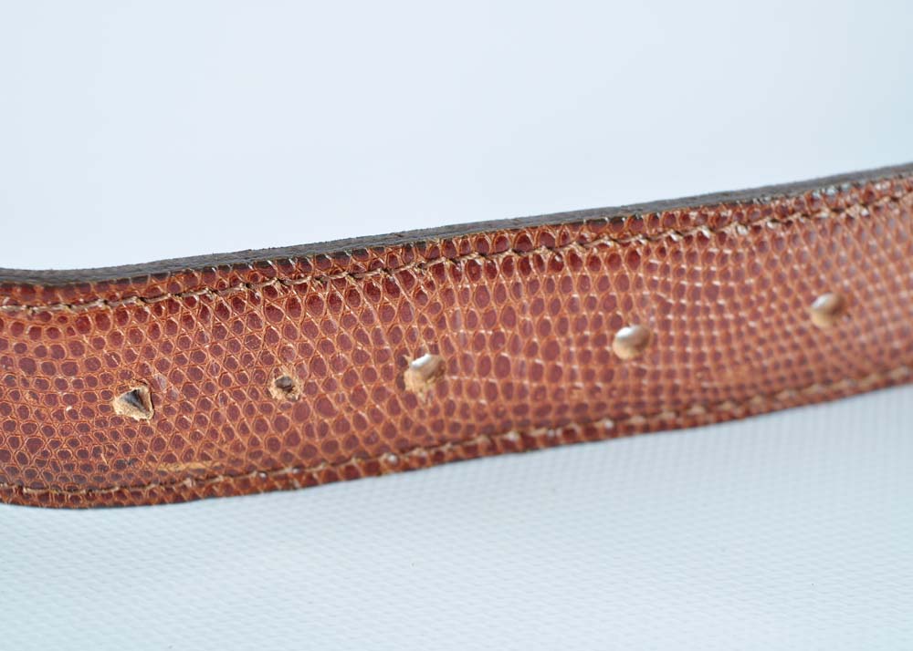 Genuine Lizard Skin Belt