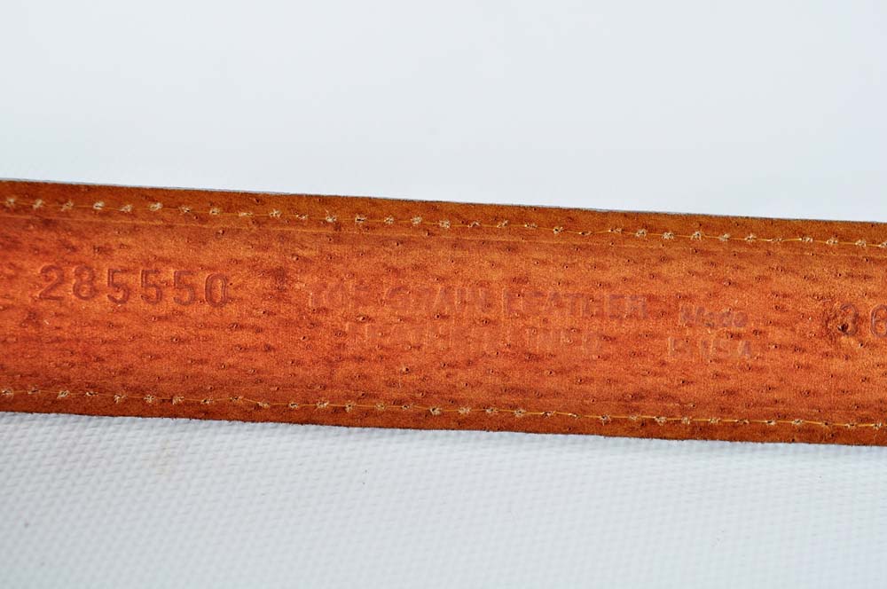 Genuine Lizard Skin Belt