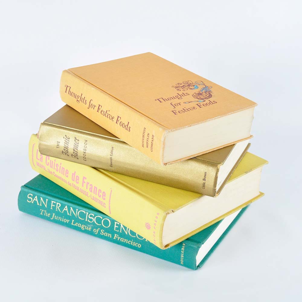 Collection of Vintage Cookbooks