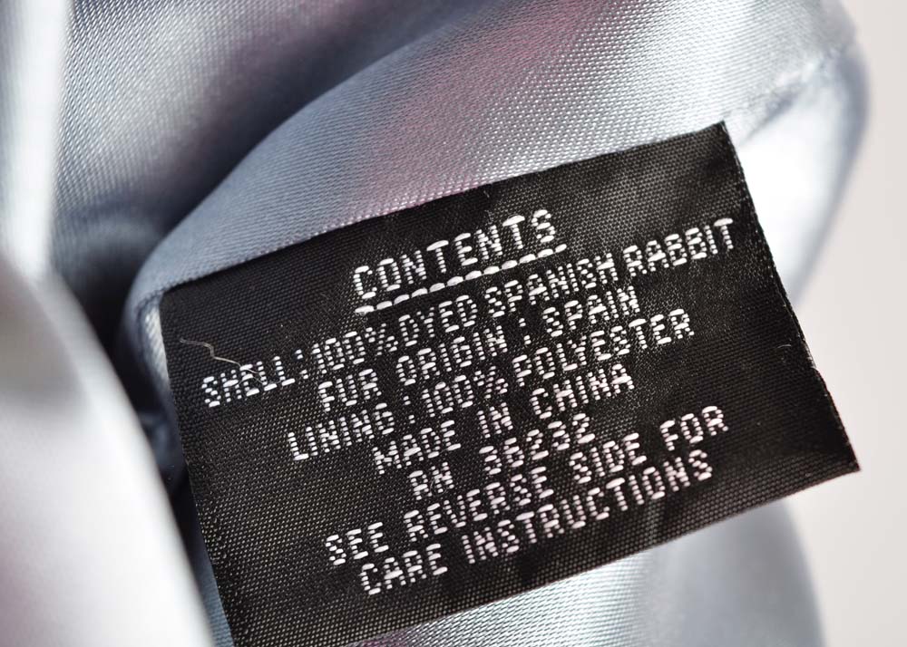 Women's Dyed Rabbit Fur Jacket