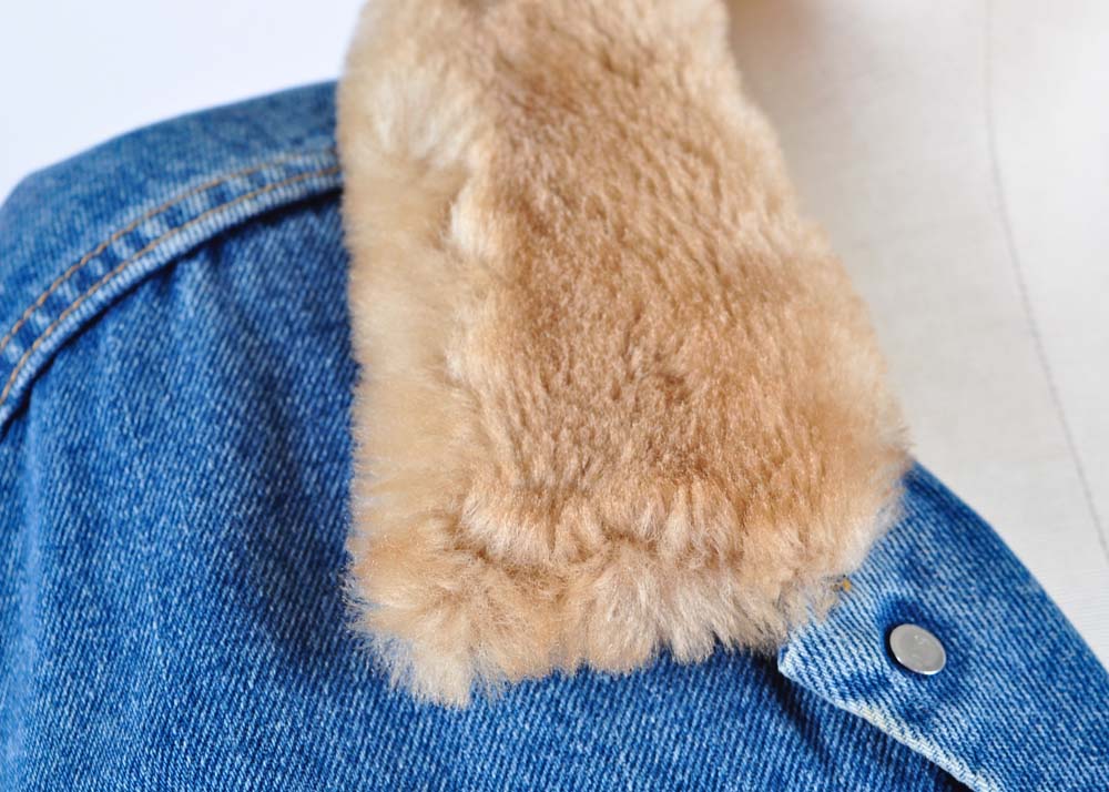 Vintage Shearling Lined Levi's Denim Jacket