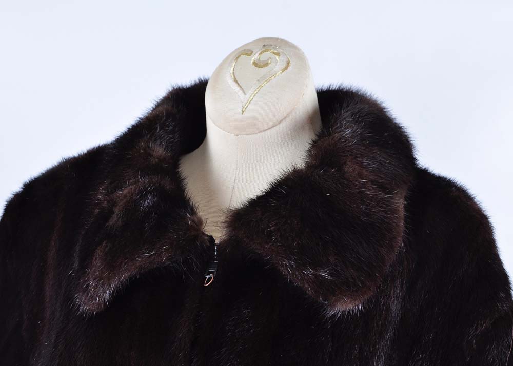 Mink Fur Stroller Coat by Anastasia Furs of Winston-Salem